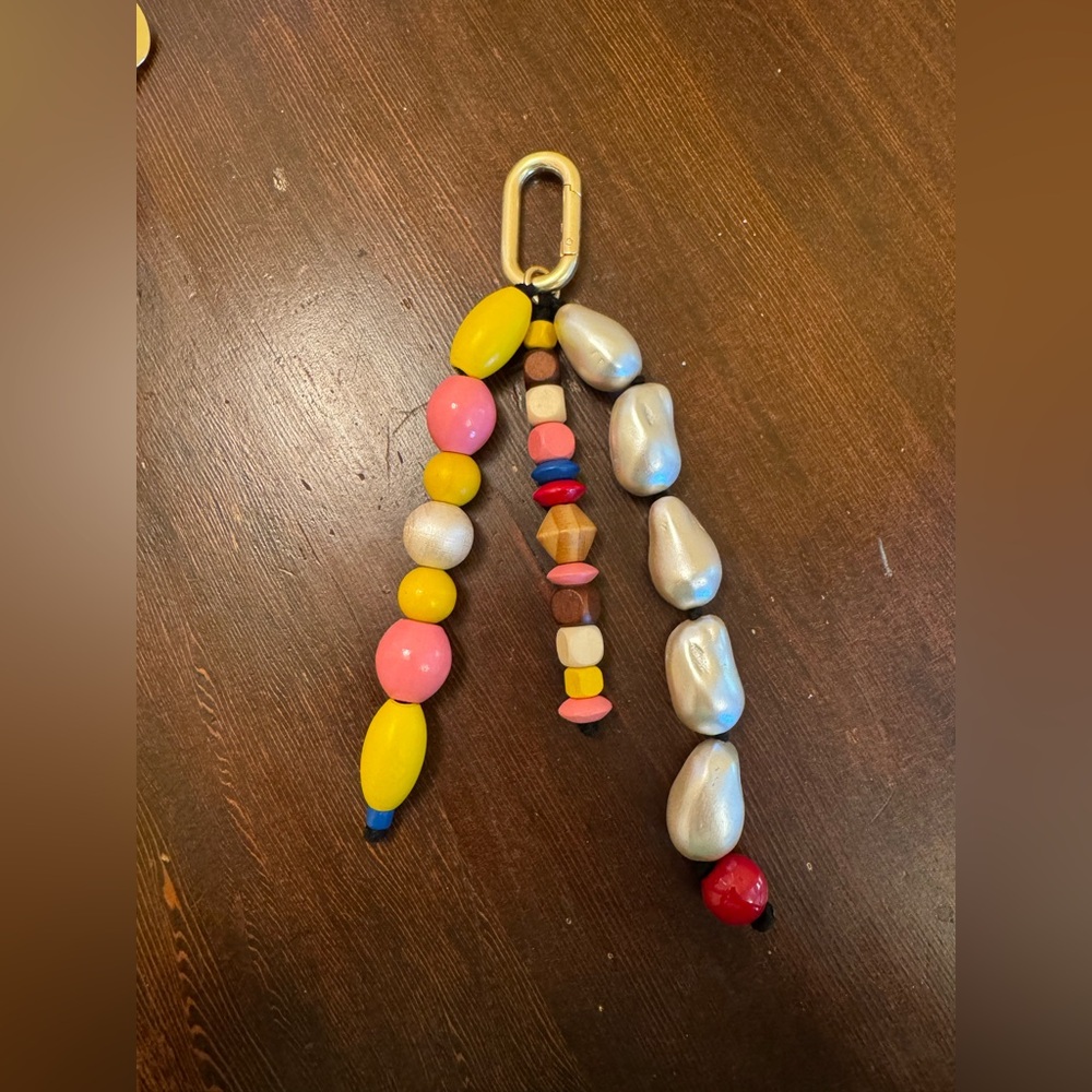Clare V Multi Beaded Fob